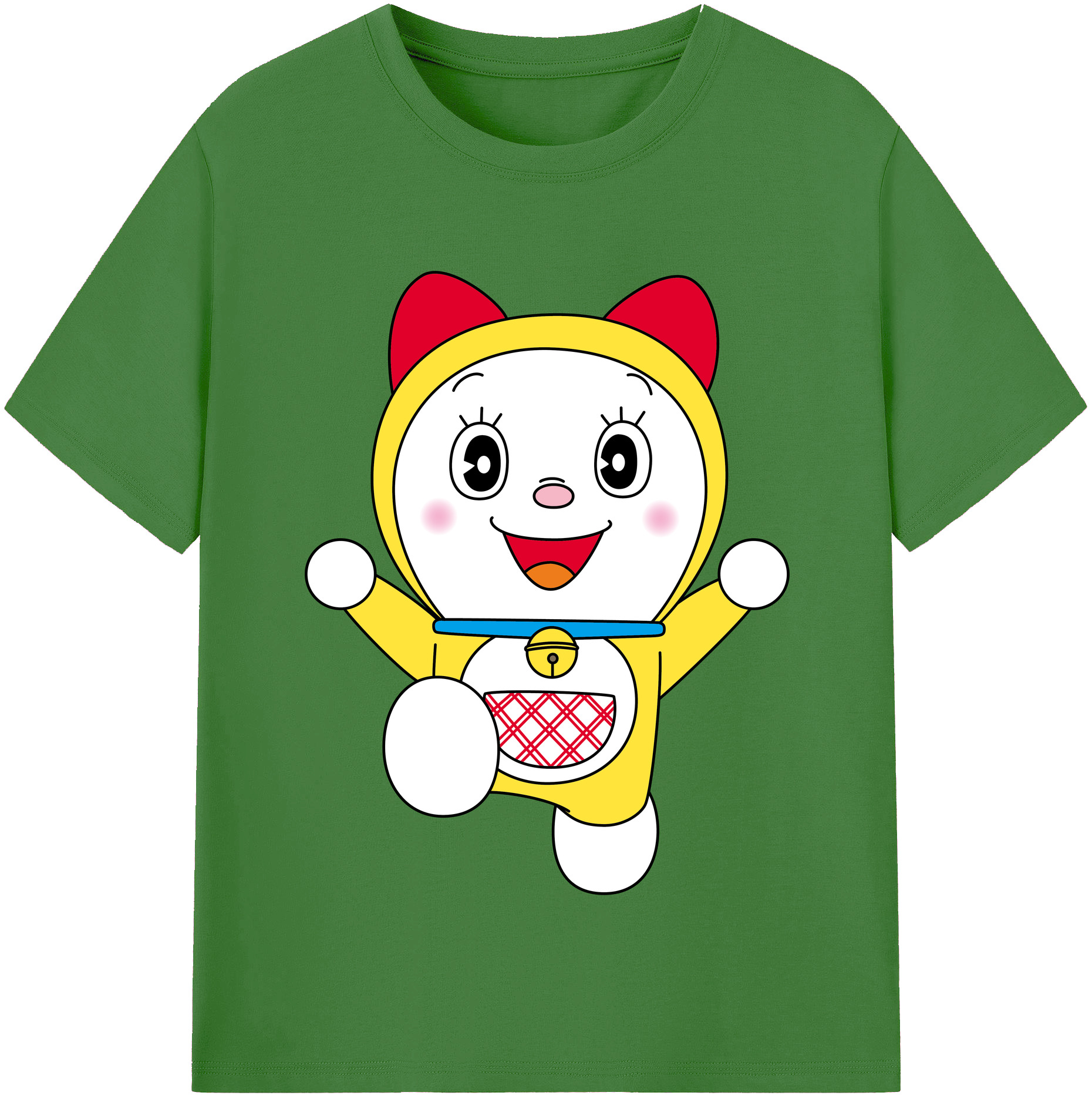 （画像用） ドラえもん ドラミ Doraemon Dorami レディースカジュアルプリントTシャツ（綿100％）